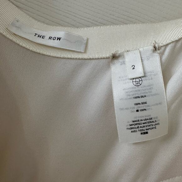 The Row Tina Skirt in Natural size US 2 Dramatic Accordion Style Pleating - Picture 2 of 15